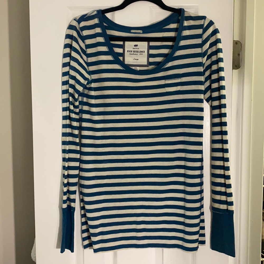 Women’s Striped Long Sleeve Top